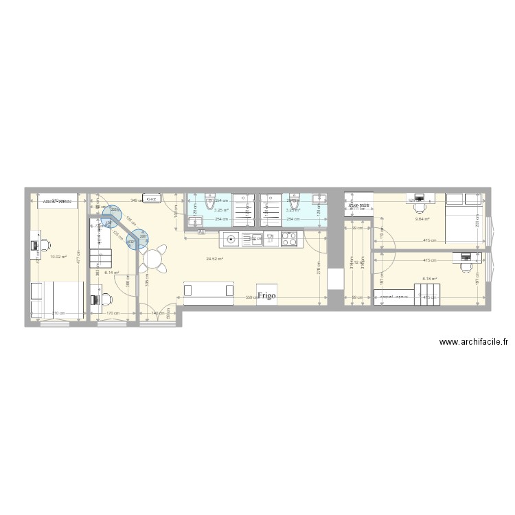 kiraly AMENAGEMENT 2. Plan de 0 pièce et 0 m2