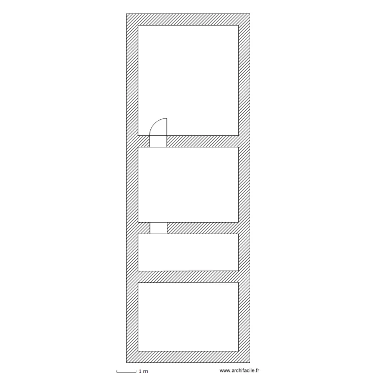 berge etage. Plan de 