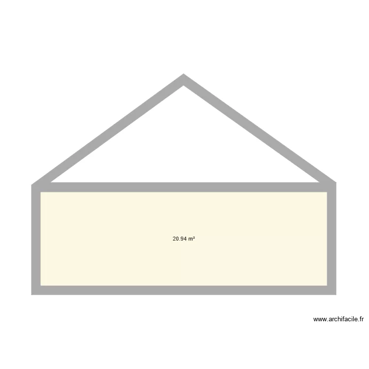CAM  FACADE SUD. Plan de 