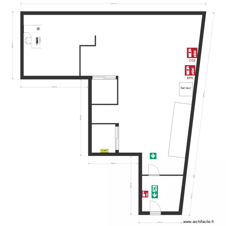 Altair Toulon. Plan de 