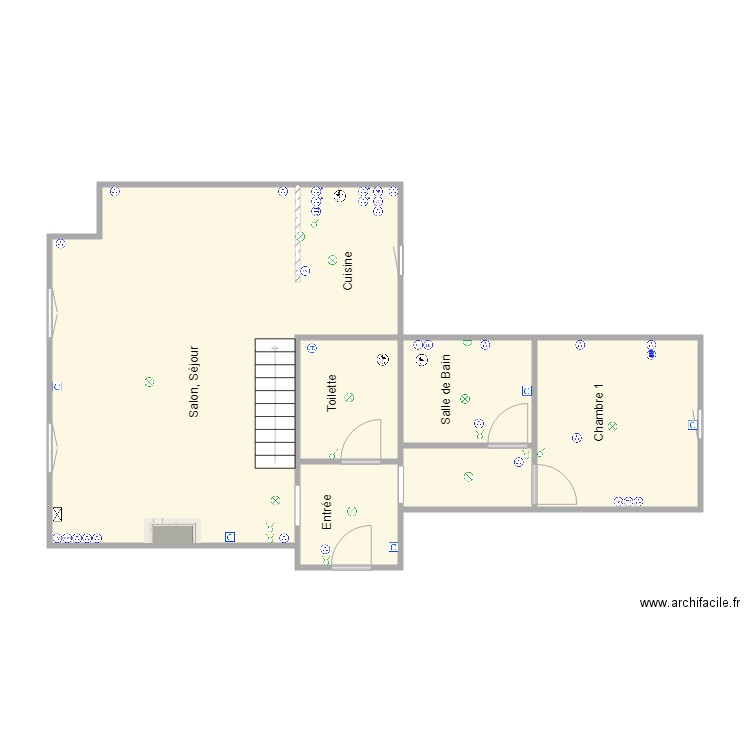 Little Mouss Appartement 1 RDC Bis. Plan de 0 pièce et 0 m2