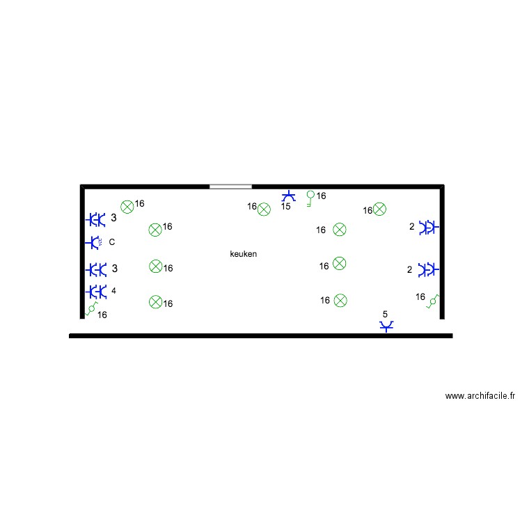 Roger cuissine. Plan de 0 pièce et 0 m2