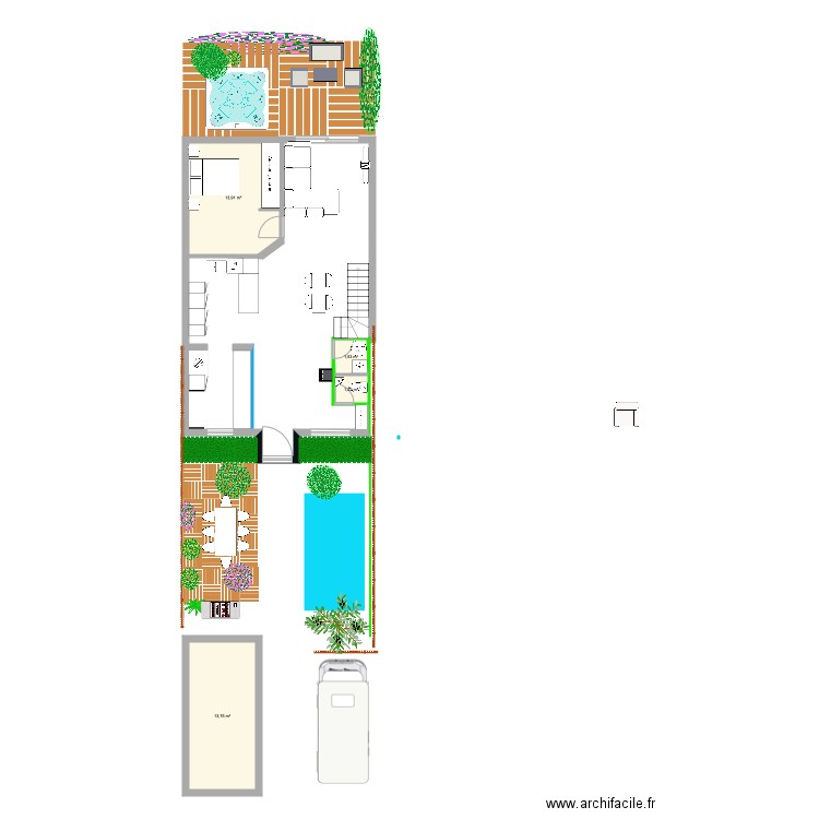 PLAN DU RDC. Plan de 0 pièce et 0 m2