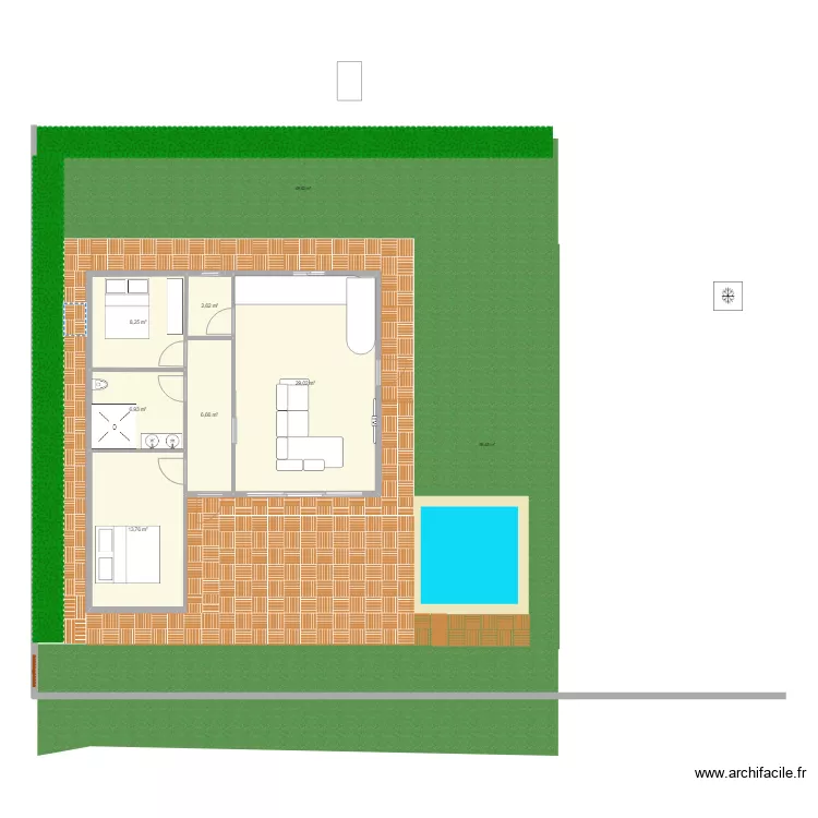 MAISON JEFF ET PERLE V2. Plan de MAISON JEFF ET PERLE V2. Plan de