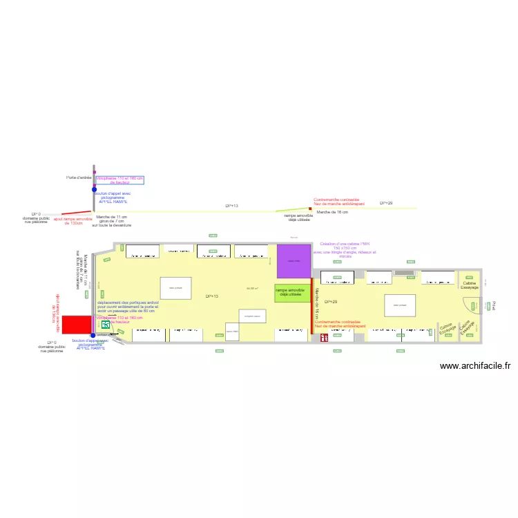 M TOI APRES TRAVAUX. Plan de 