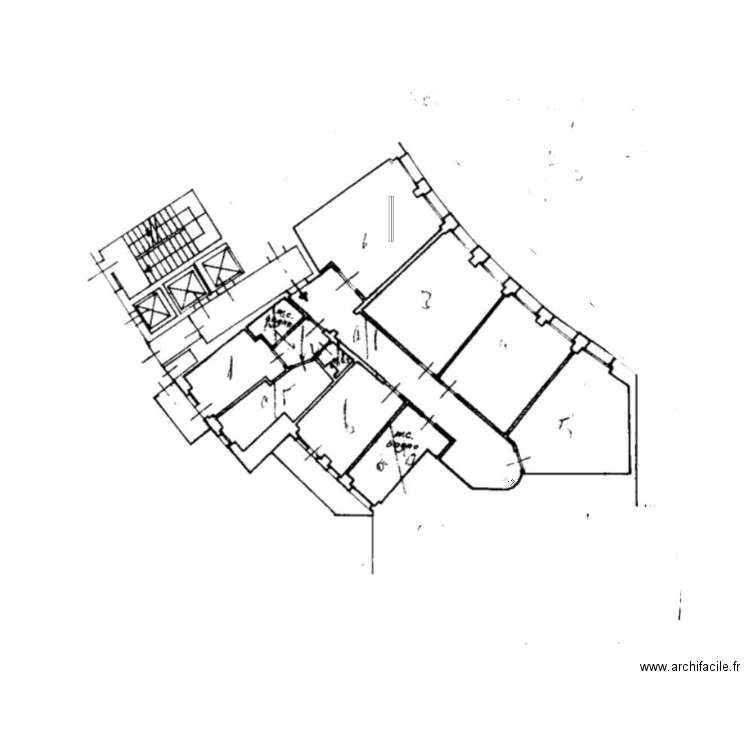 San Babila STATO DI FATTO. Plan de 0 pièce et 0 m2