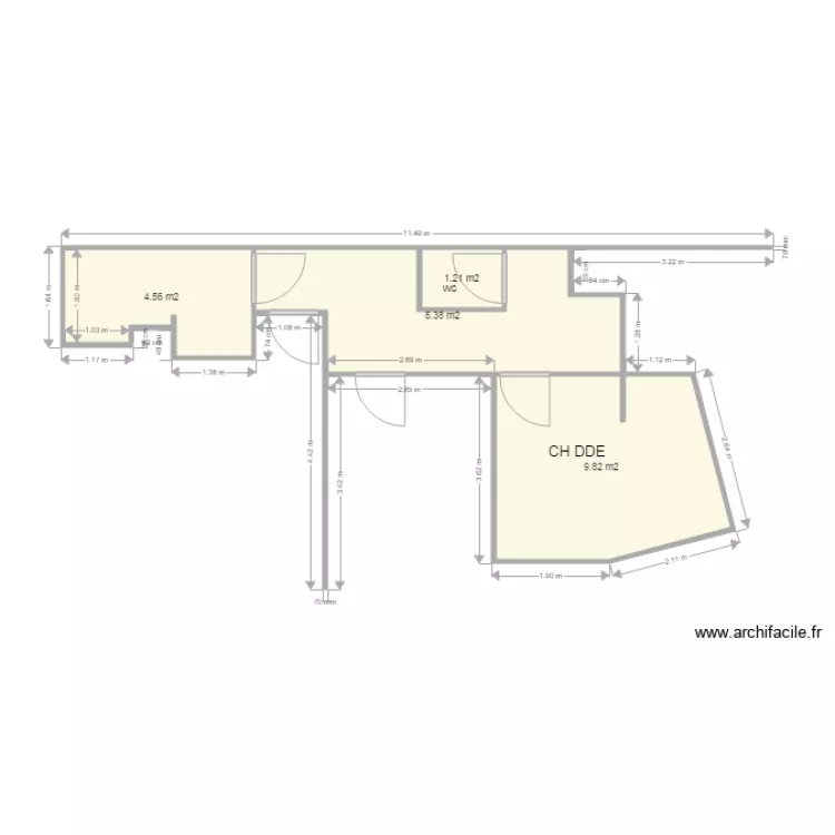 FONCIA EV A53. Plan de 