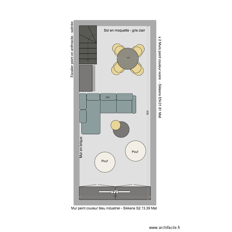 Plan Comble. Plan de 0 pièce et 0 m2