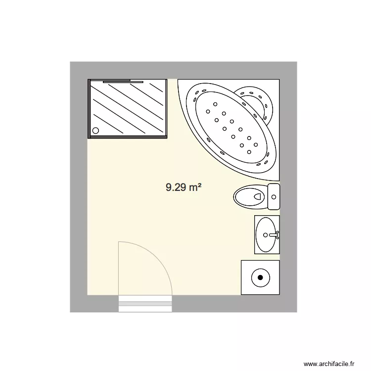 SDB TATA DJINET. Plan de 