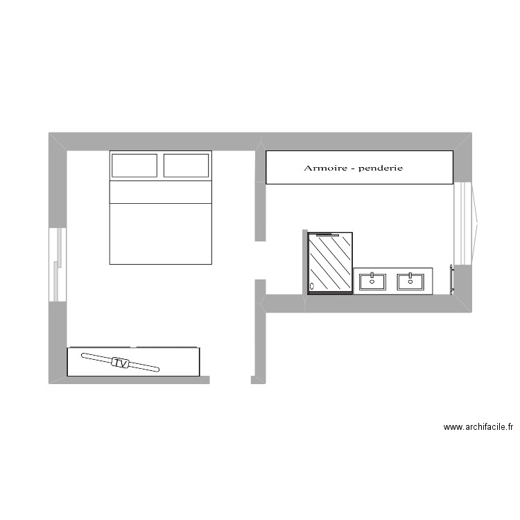 suite parentale 3. Plan de 0 pièce et 0 m2