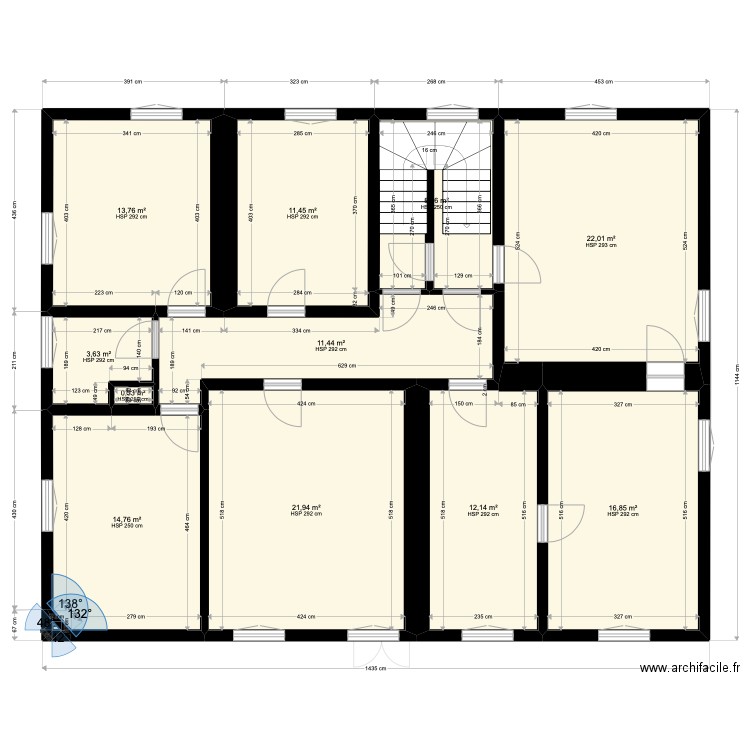 BAR SUR SEINE plan R 1. Plan de 0 pièce et 0 m2