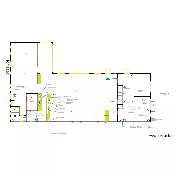 le galion &eacute;lectricit&eacute; . Plan de 