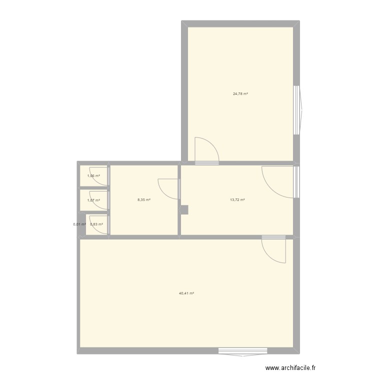 المدرسة القرآنية . Plan de 8 pièces et 90 m2