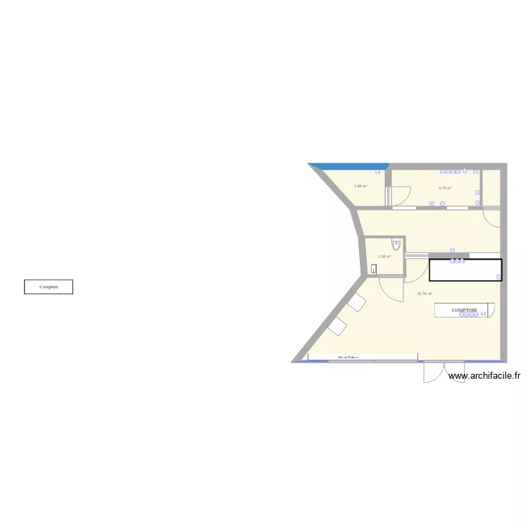 Montreuil. Plan de Montreuil. Plan de