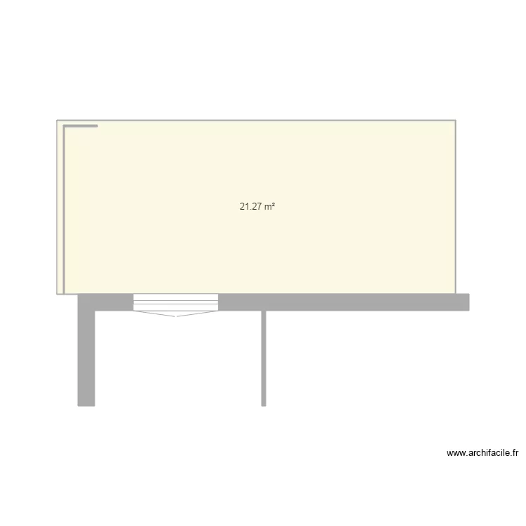 terrasse. Plan de 