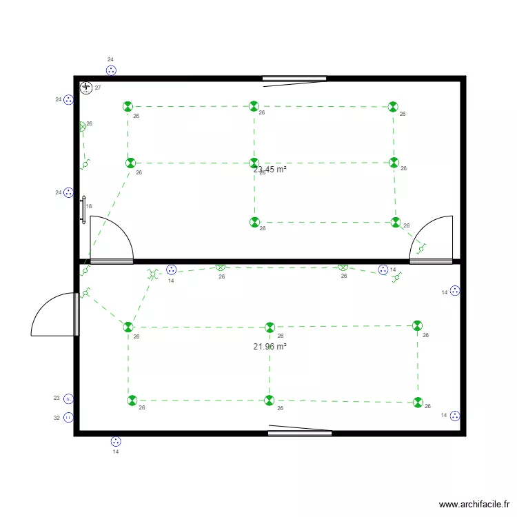Mont HA. Plan de Mont HA. Plan de