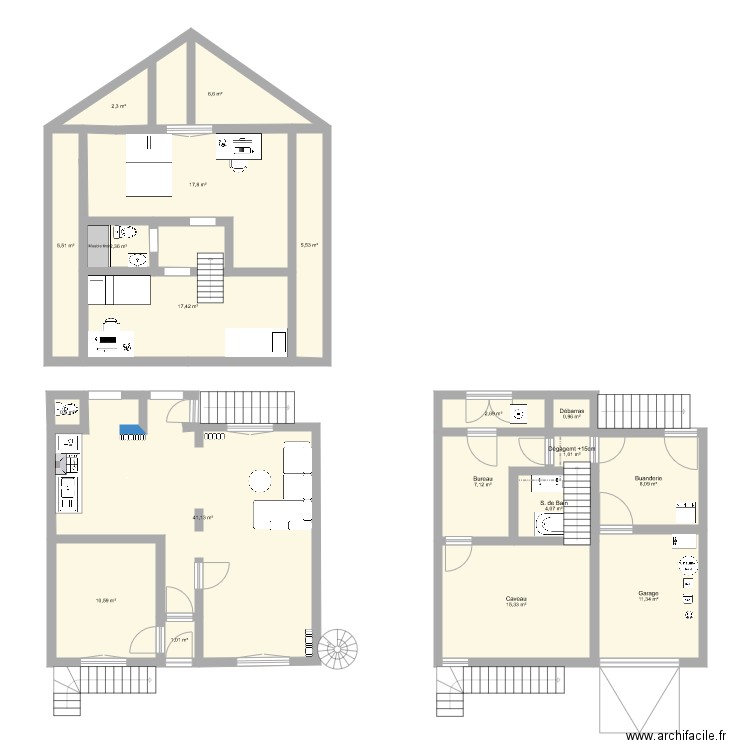 maison JFSCC. Plan de 0 pièce et 0 m2