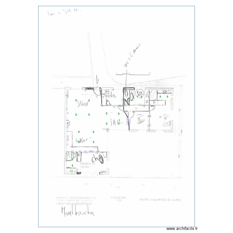 Plan Sicard. Plan de 0 pièce et 0 m2