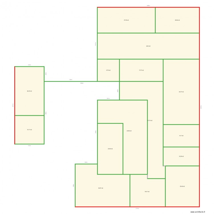 panneau sandwich. Plan de 0 pièce et 0 m2