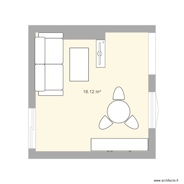 Petit Salon 2. Plan de 0 pièce et 0 m2