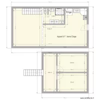 pierre de bresse Le moulin Appart 6 F2  2eme Etage