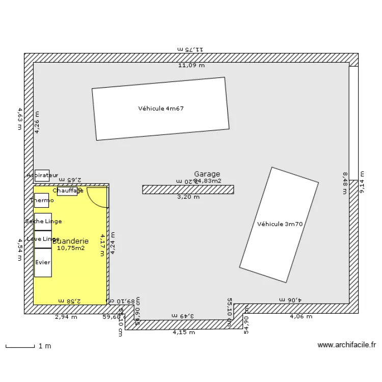 Sous-Sol v4-180. Plan de 