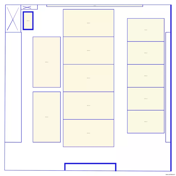 Plan Salle Comp&eacute;tition PARA TT Open 2021 12 T. Plan de 