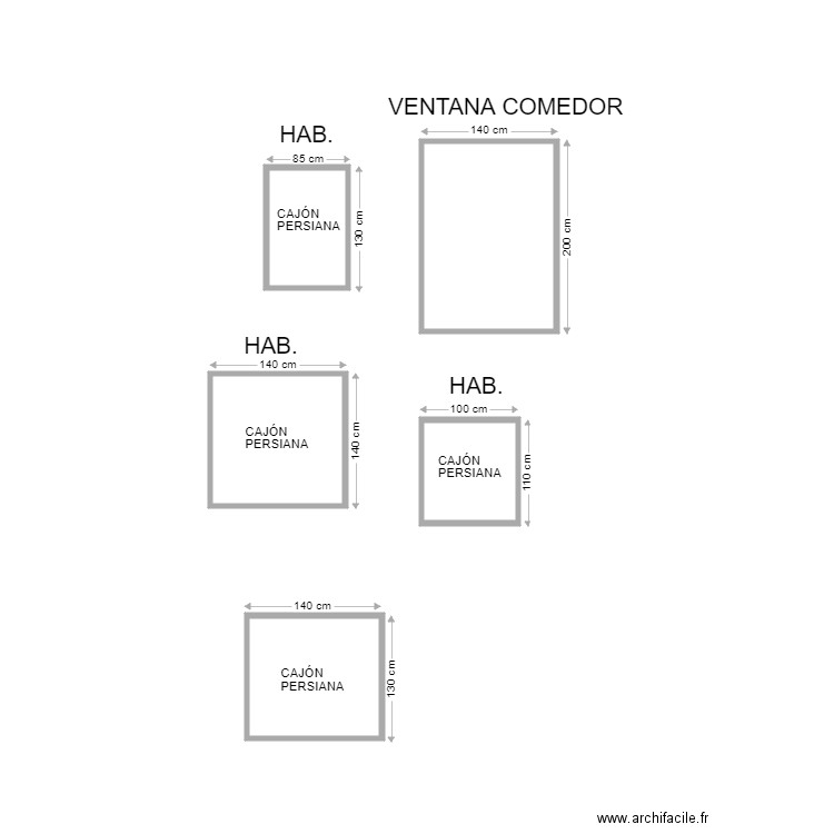 CARLOS VELASCO VENTANAS. Plan de 5 pièces et 8 m2