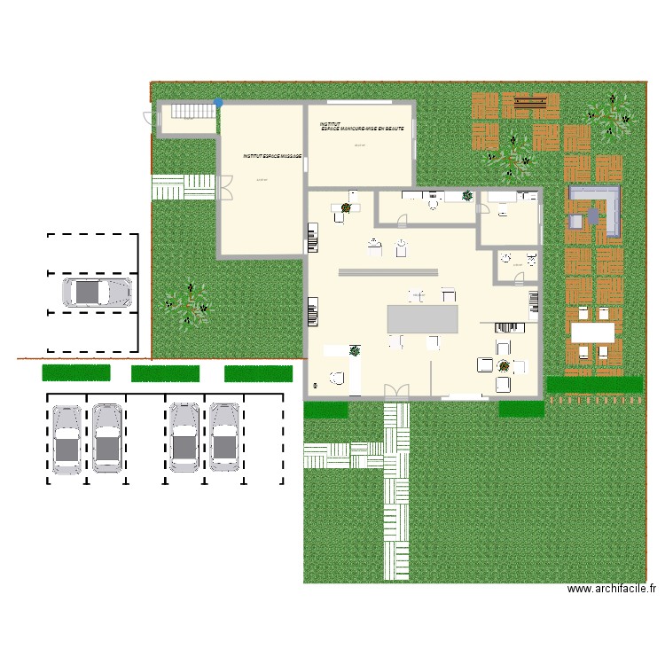 Quentin salon fini modificationssssss. Plan de 9 pièces et 342 m2