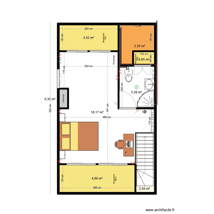 Travaux maison nouvel agencement bonnes mesures. Plan de 