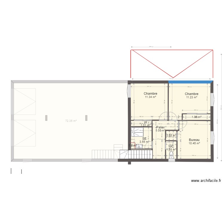 projet st v6. Plan de 0 pièce et 0 m2