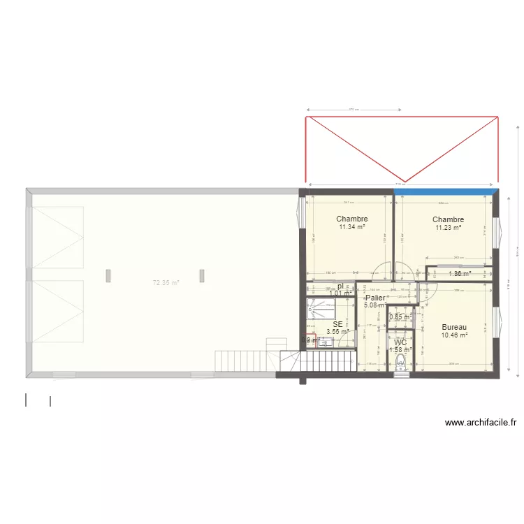 projet st v6. Plan de 