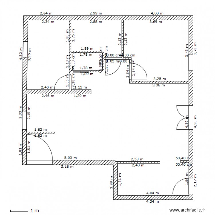 2013 06 03 apres visite mesure. Plan de 0 pièce et 0 m2