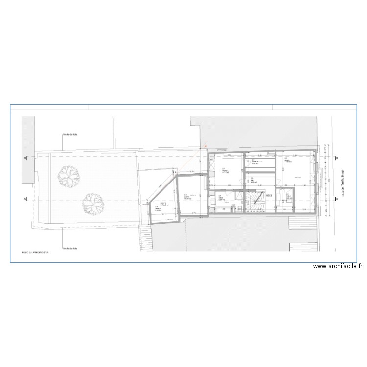 braga piso 2. Plan de 0 pièce et 0 m2