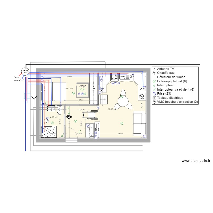 plan 2. Plan de 0 pièce et 0 m2