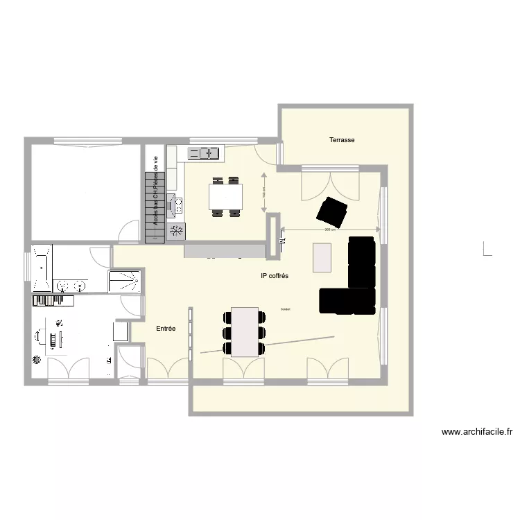 16 av de l Yser. Plan de 