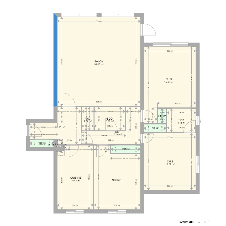 manegor. Plan de 0 pièce et 0 m2