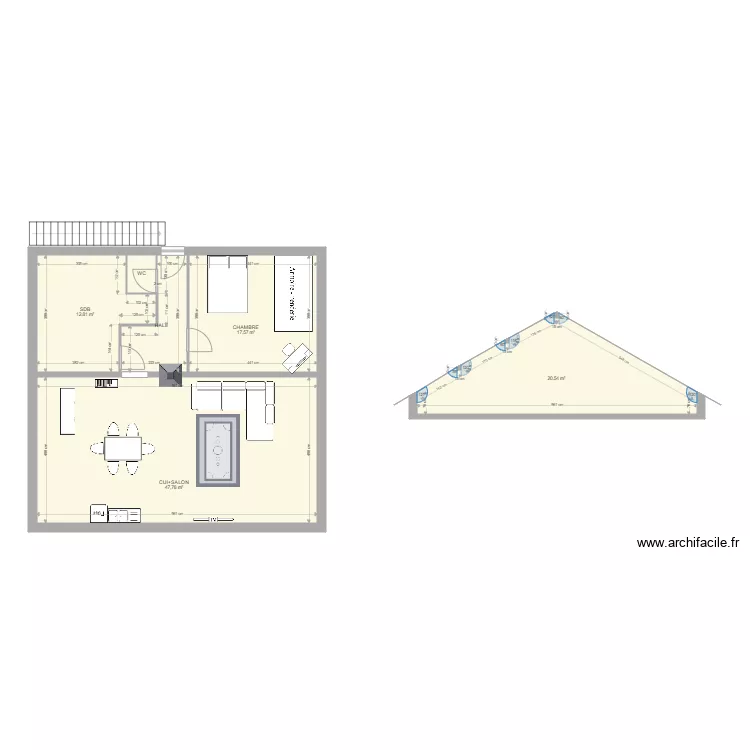 Projet Audrey. Plan de 