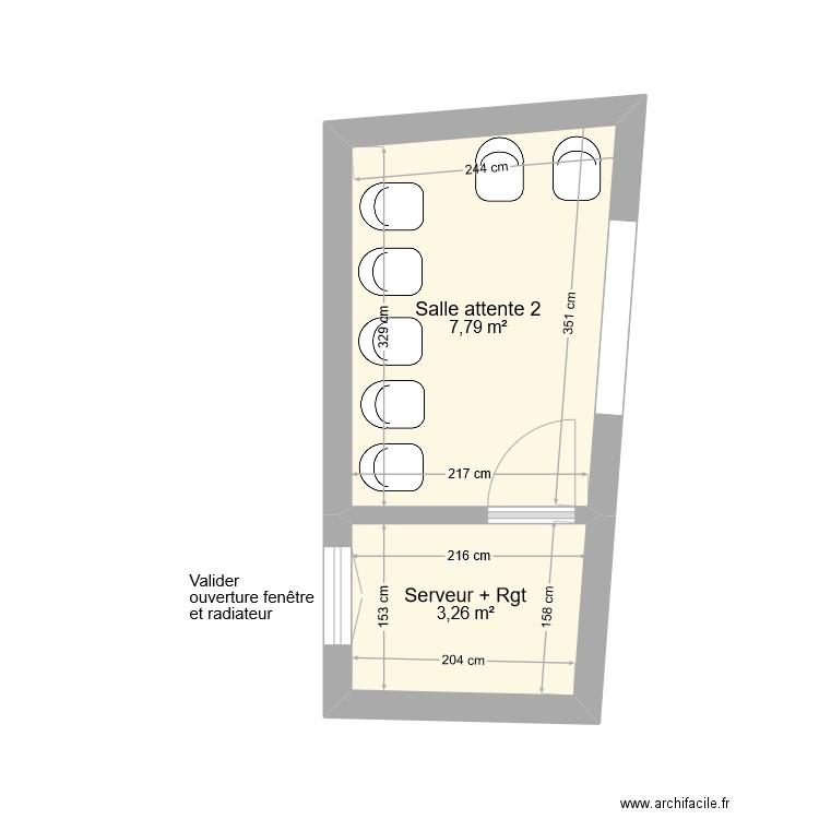 Albertas Serveur / Salle attente 2. Plan de 0 pièce et 0 m2