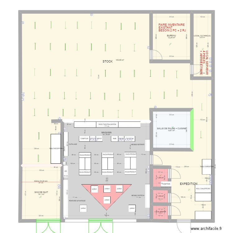 BOUSSU HORNU PROJET5 + ELEC. Plan de 0 pièce et 0 m2