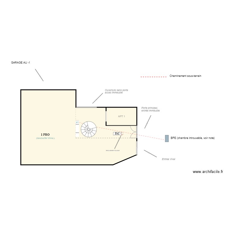 RDC74. Plan de 0 pièce et 0 m2