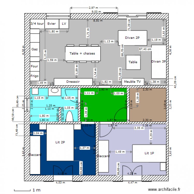 Second etage. Plan de 0 pièce et 0 m2