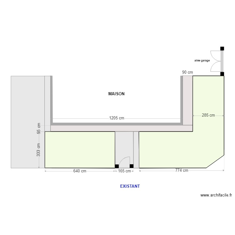 PAYRE existant. Plan de 0 pièce et 0 m2