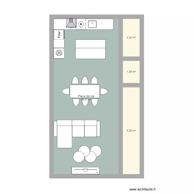 Appartement Fresnes. Plan de 