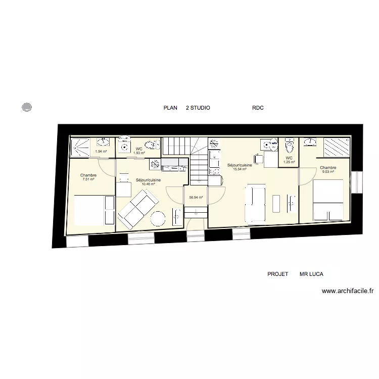 PLAN LUCA DEFINITIF RDC. Plan de PLAN LUCA DEFINITIF RDC. Plan de