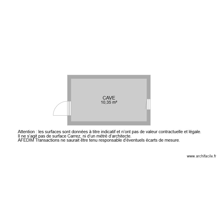 BI 7535 CAVE. Plan de 0 pièce et 0 m2