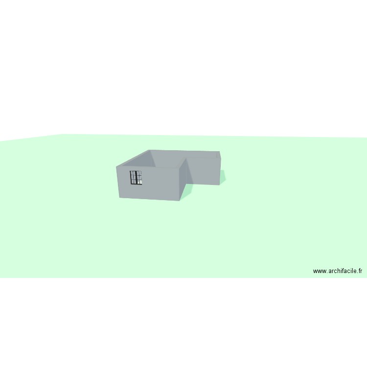 Ma maison. Plan de 2 pièces et 83 m2