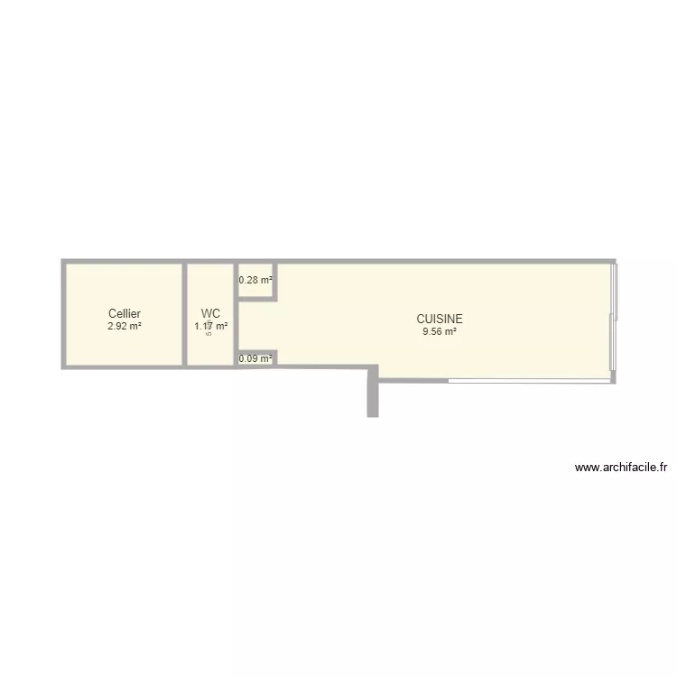 MAYAIRE. Plan de 5  et 14 m²