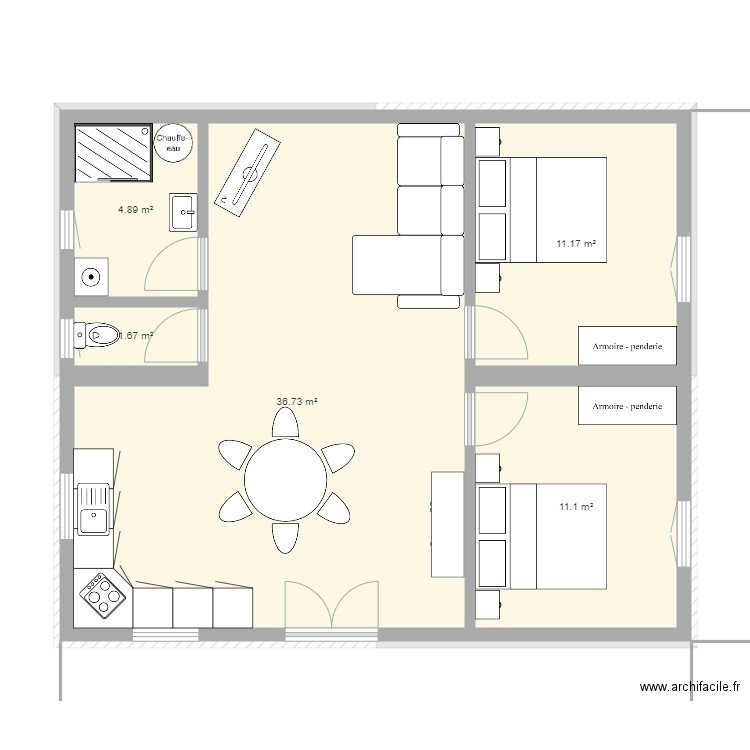 MAISON 65M2 FINI. Plan de 0 pièce et 0 m2