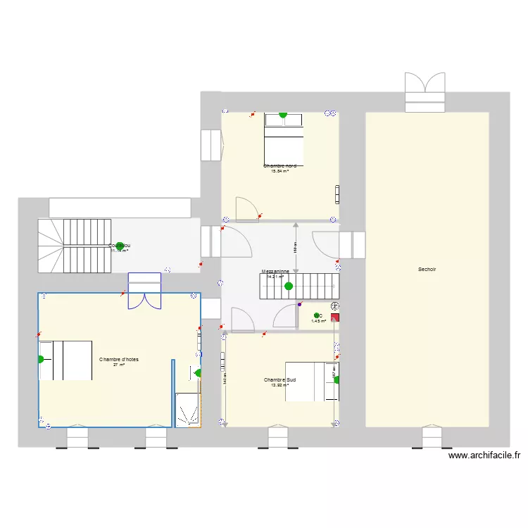 Rocles 1er V02. Plan de 
